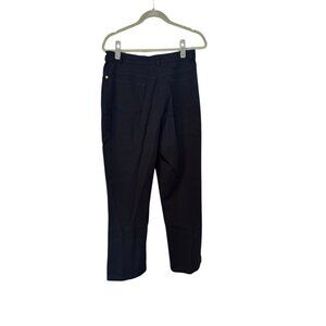 St. John Sport by Marie Gray Blue Trouser Size 8 Womens Straight Leg Pant